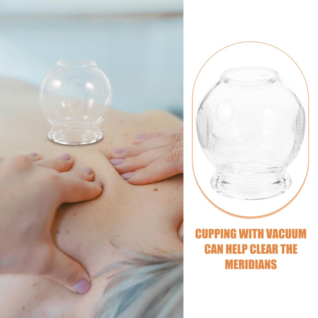 Amazon.co.jp: Healvian 真空吸盤ガラスカッピングジャーキット 8個